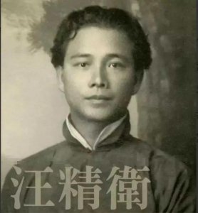 ​1918年，汪精卫的留影，那年他35岁，容貌过人，长得像张国荣