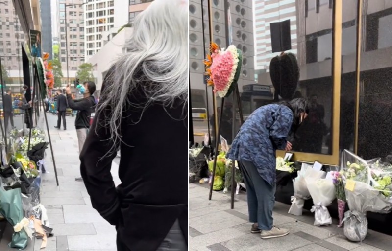 张国荣坠楼监控（张国荣坠楼去世现场人山人海）