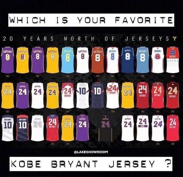 科比36件球衣合集壁纸（纪念科比壁纸35款科比球衣合集）(3)