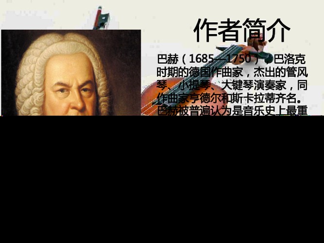 巴赫简介（巴赫个人简介）