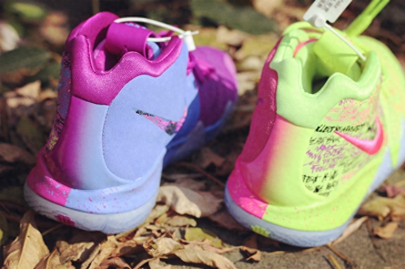 《米饭原创》nike欧文4鸳鸯配色，美如画的实战球鞋！欧蜜在哪里