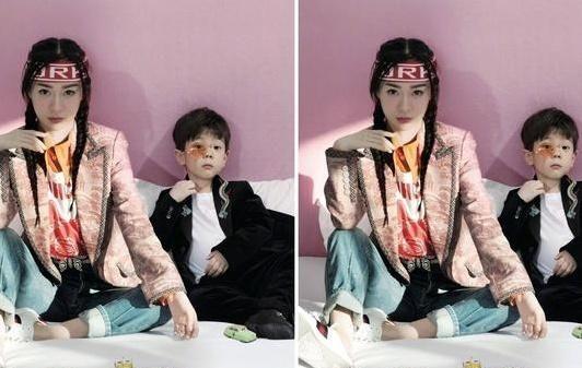霍思燕儿子嗯哼近照曝光:越长越帅,还会体贴疼人,颜值直逼杜江