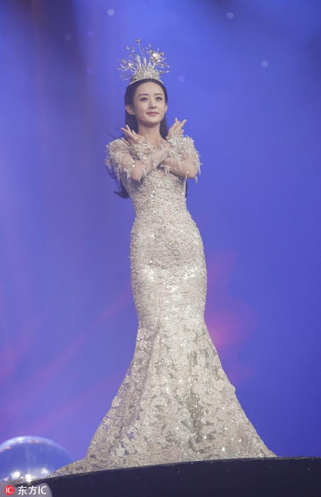 唐嫣成为金鹰女神(七届金鹰女神大PK)