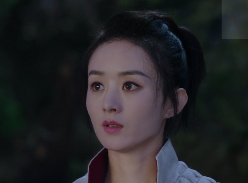 有翡赵丽颖妆发简单太现代（造型撞楚乔传）