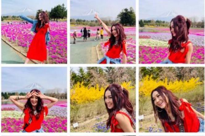 52岁温碧霞和富商老公秀恩爱,富士山下拥抱却被说像父女