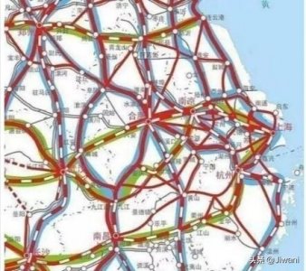 ​10年后(2030年)四大城市群高铁分布图