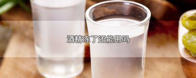 ​医用酒精冻了还能用吗 酒精能上冻吗?